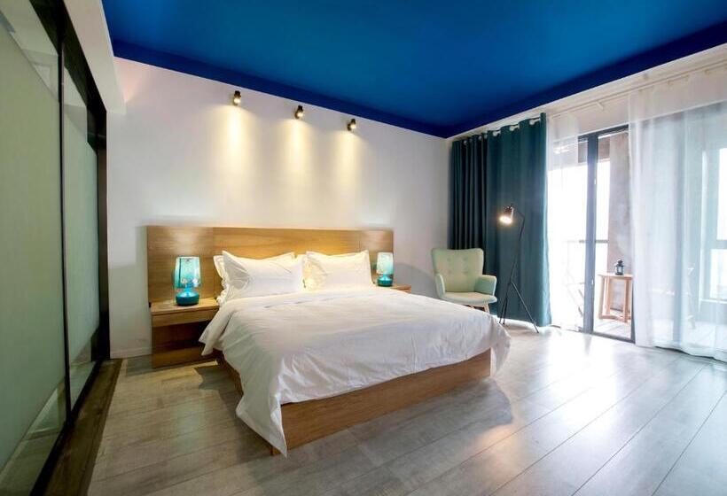 Suite with Terrace, Boutique Of Meditation With Cuisine & Night View, Exit 2 Liujiatai Station Line 9