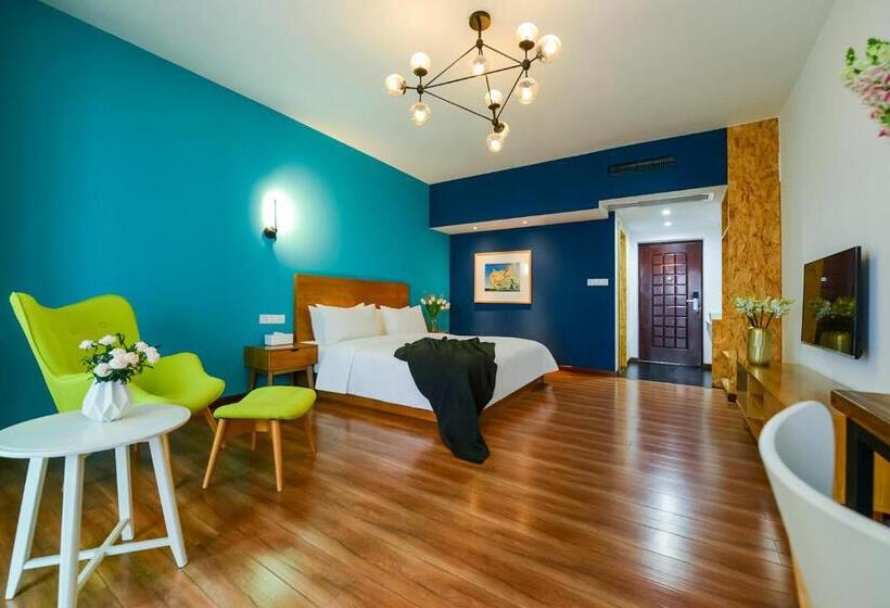 Suite with Terrace, Boutique Of Meditation With Cuisine & Night View, Exit 2 Liujiatai Station Line 9