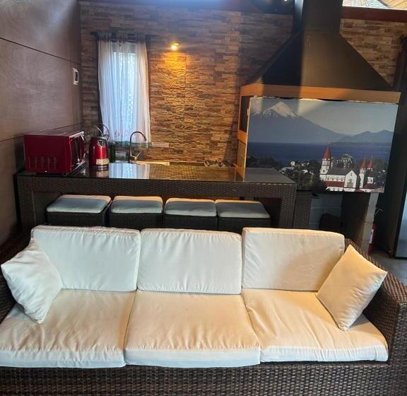 キングサイドベッドのスタンダードワンルーム, Hostal Y Cabañas Villa Germana