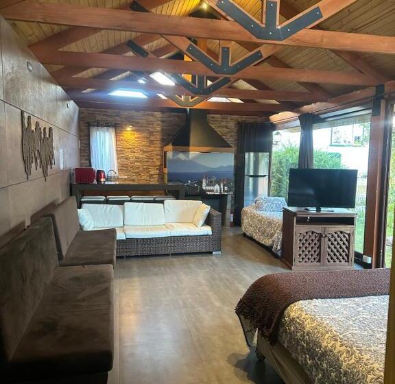 キングサイドベッドのスタンダードワンルーム, Hostal Y Cabañas Villa Germana