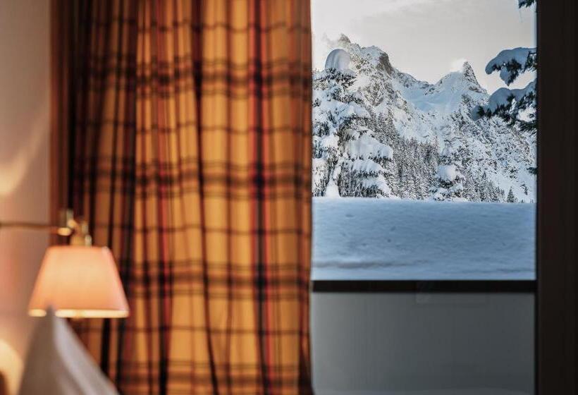 جناح جونيور مزوَّد بشرفة, Alpenhotel Heimspitze