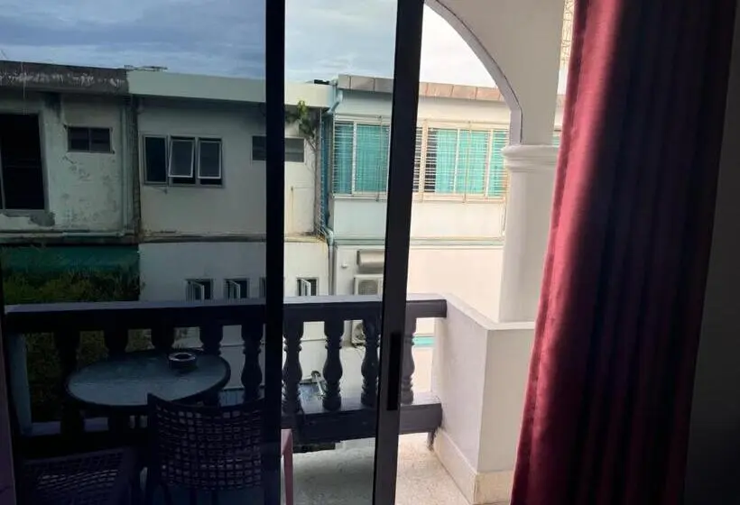 Deluxe-huone Merinäkymä Parveke, Ddinn Beach Guesthouse