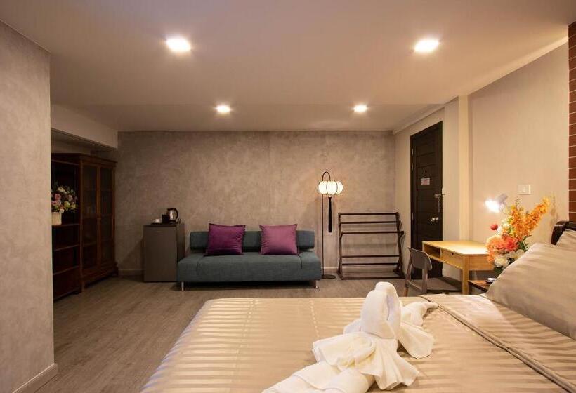 شقة غرفة واحدة مطلة على الحديقة, Gate78 Hostel Maephim Beach