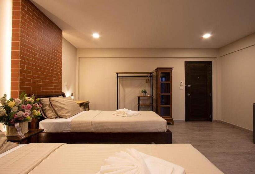 غرفة ديلوكس مطلّة علي البحر, Gate78 Hostel Maephim Beach