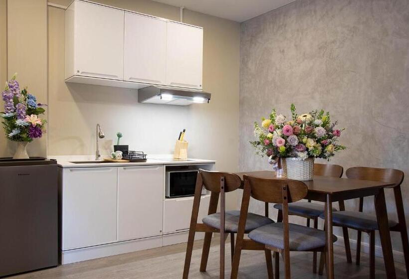 غرفة عائلية مطلّة علي الحديقة, Gate78 Hostel Maephim Beach