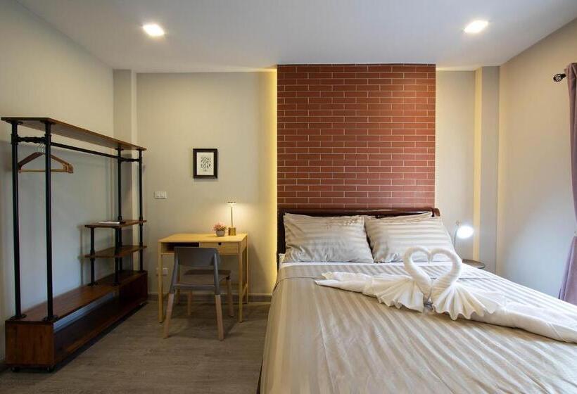 غرفة عائلية مطلّة علي الحديقة, Gate78 Hostel Maephim Beach