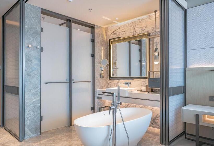 חדר קלאסי מיטת קינג סייז, Qingdao Marriott Hotel Jiaozhou