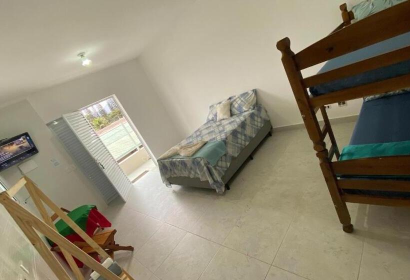 套房带泳池景, Pousada Aurora Peruíbe