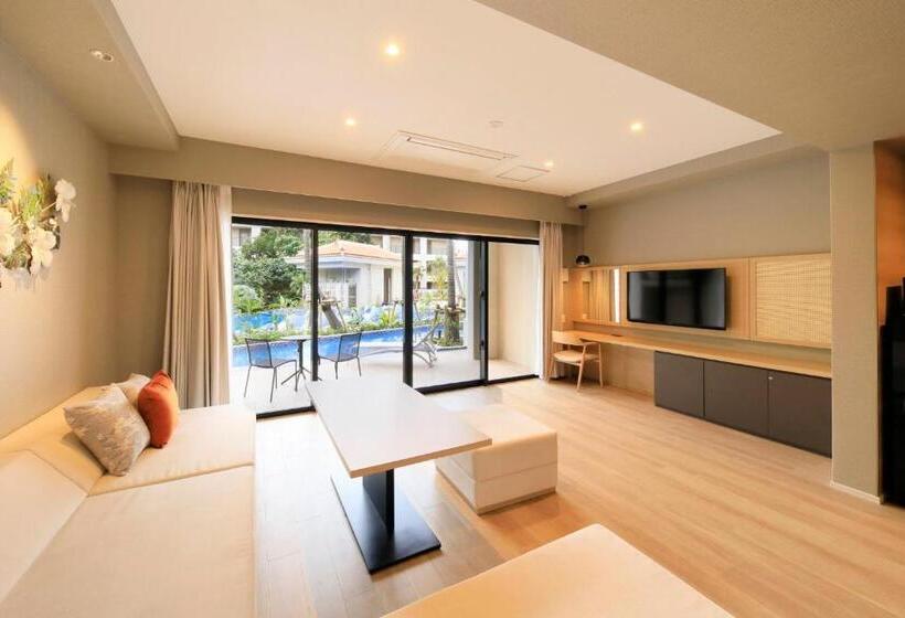 Pokój Czteroosobowy Standard Widok Ogród, Vivoviva石垣島