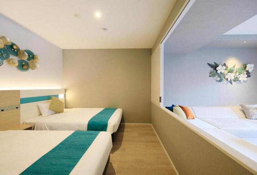 Pokój Czteroosobowy Standard Widok Ogród, Vivoviva石垣島