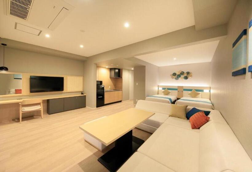 Pokój Czteroosobowy Standard Widok Morze, Vivoviva石垣島