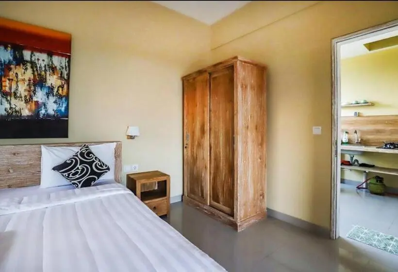 テラス付きスタンダードルーム, Utu Ubud Apartments/ 3rd Floor: Modern Studio In Most Center