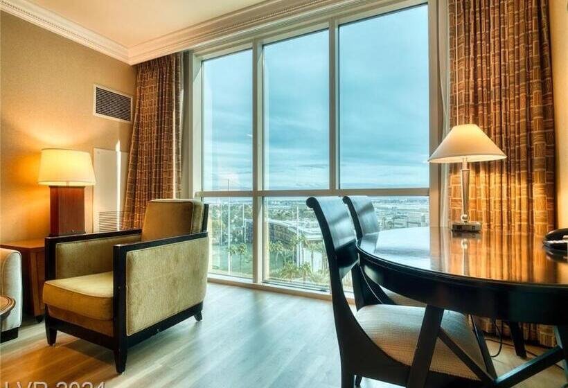 Estúdio standard Cama King, ! Mgm Free Resort Access High Floor Strip View