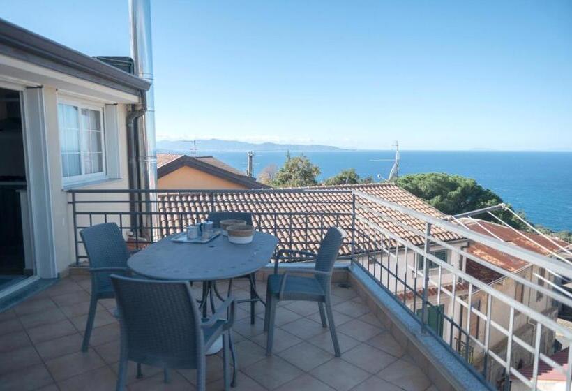 침실 1개 테라스 아파트, B&b Vista Mare Con Terrazzo