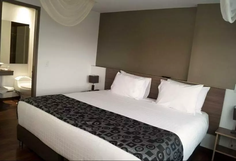 キングサイズベッドのスタンダードルーム, Pop Art Hotel Tocancipá Y Centro De Convenciones