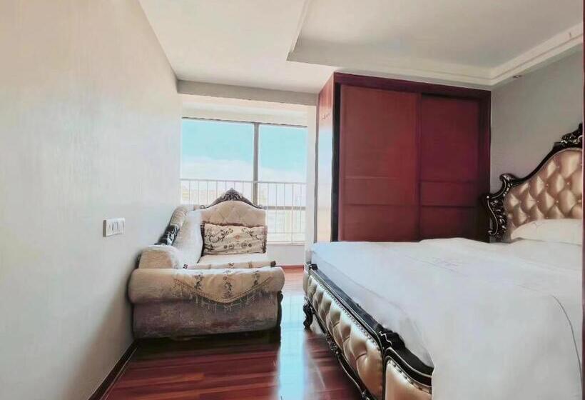 Pokój Standard Trzyosobowy, 广州沃家国际公寓