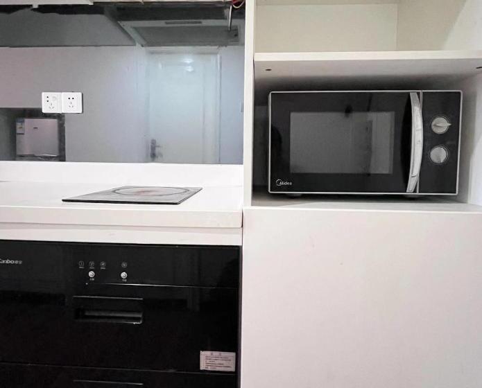 Deluxe room with river view, 广州沃家国际公寓