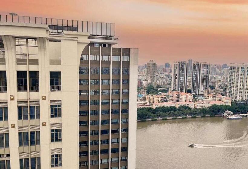 Deluxe room with river view, 广州沃家国际公寓