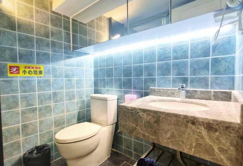 Quarto Deluxe Vista Cidade, 广州沃家国际公寓