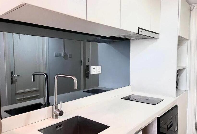 Pokój Deluxe Widok Miasto, 广州沃家国际公寓