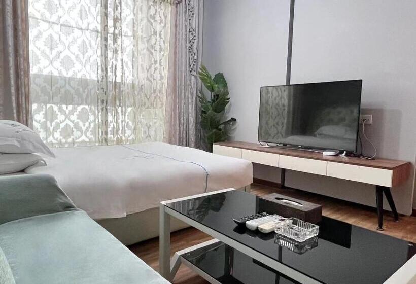 Pokój Deluxe Widok Miasto, 广州沃家国际公寓