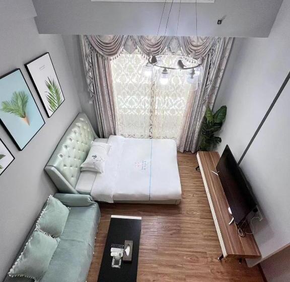 Pokój Deluxe Widok Miasto, 广州沃家国际公寓