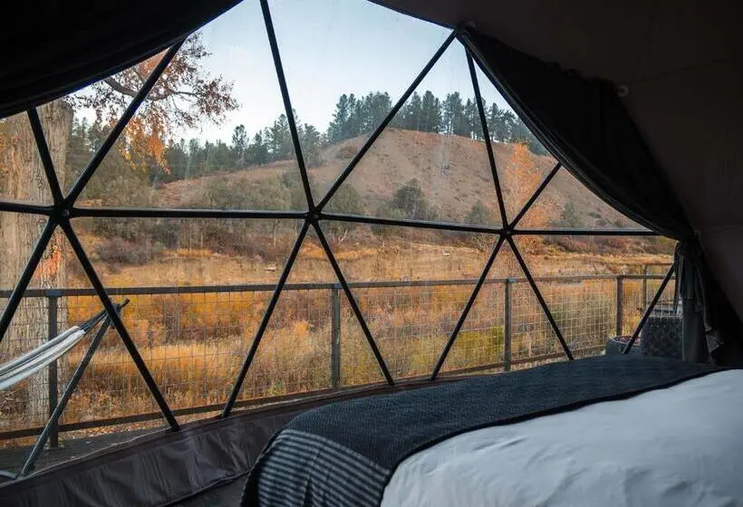 キングサイズベッドのデラックスルーム, Pagosa River Domes