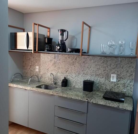 דירה בת חדר שינה 1 עם מרפסת, Manaíra Apart Hotel   1606