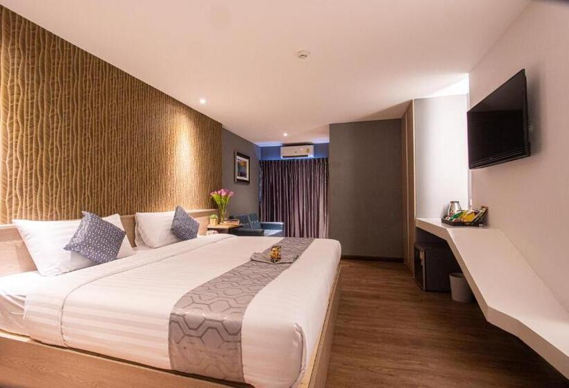 标准间带阳台, Atrium Suvarnabhumi