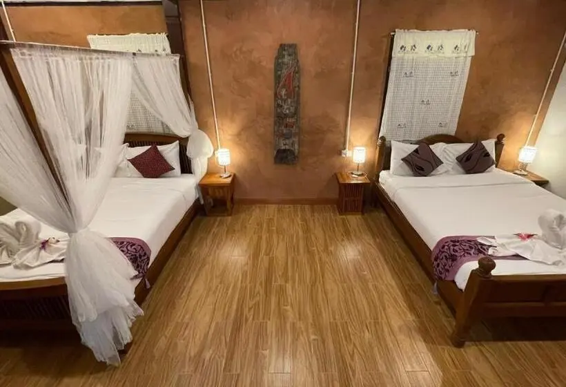 Standard-huone Parveke, Baan B&b Sukhothai