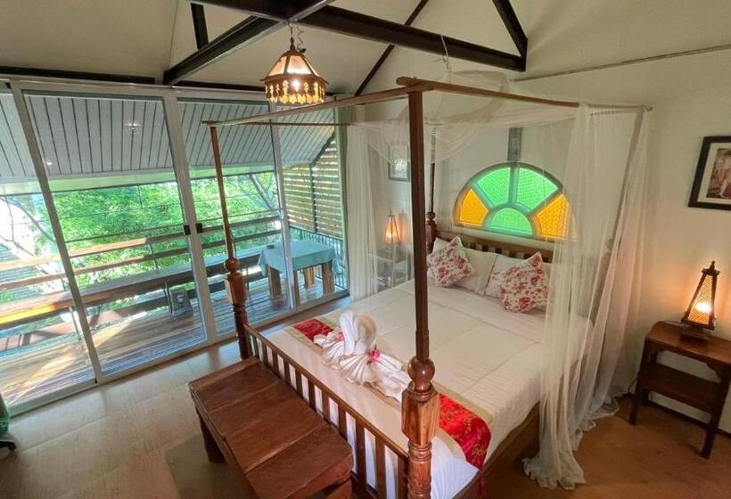 חדר סטנדרט נוף לגינה, Baan B&b Sukhothai