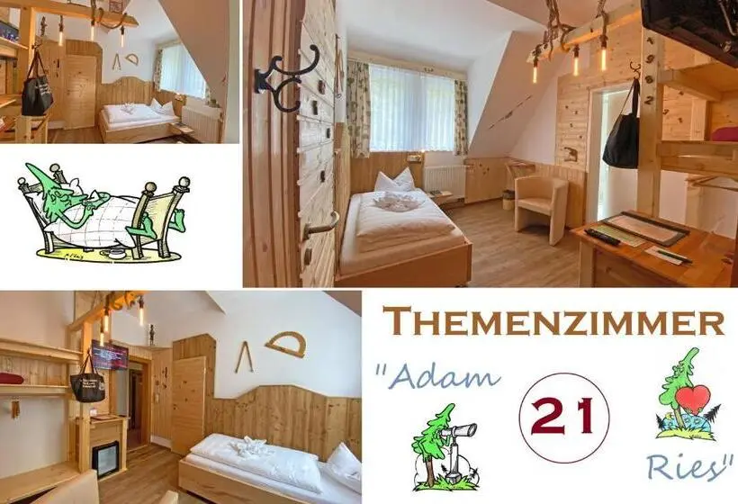 スタンダードシングルルーム, Erlebnishotel & Restaurant Fichtenhäusel Am Pöhlagrund