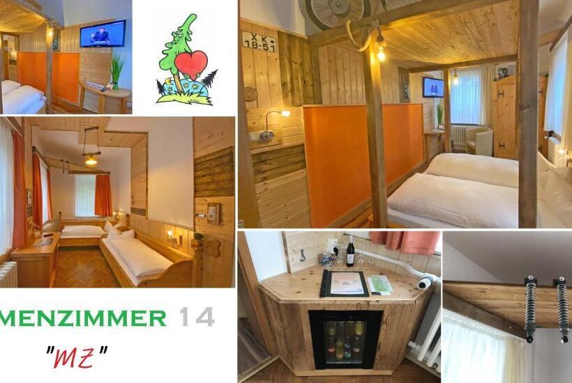 חדר משפחתי, Erlebnishotel & Restaurant Fichtenhäusel Am Pöhlagrund