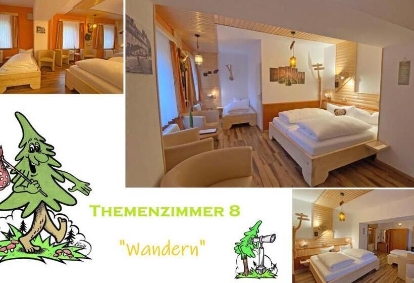 חדר משפחתי, Erlebnishotel & Restaurant Fichtenhäusel Am Pöhlagrund