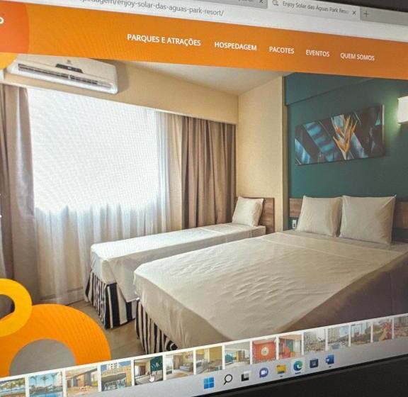 침실 2개 아파트, Enjoy Solar Das águas Park Resort