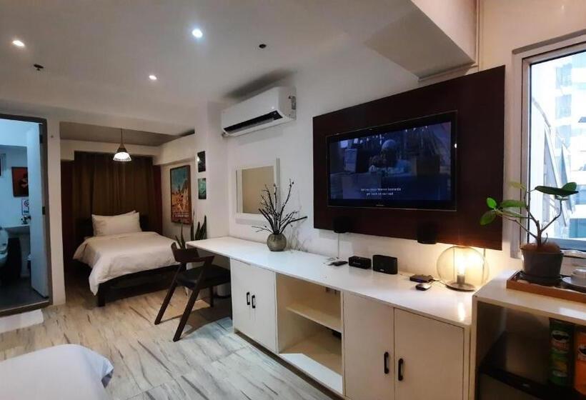 آپارتمان 1 خوابه با چشم‌انداز استخر, L1 Twin Bed Staycation In Bonifacio Global City 7