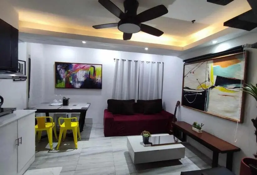プールの見える１ベッドルームアパートメント, L1 Twin Bed Staycation In Bonifacio Global City 7
