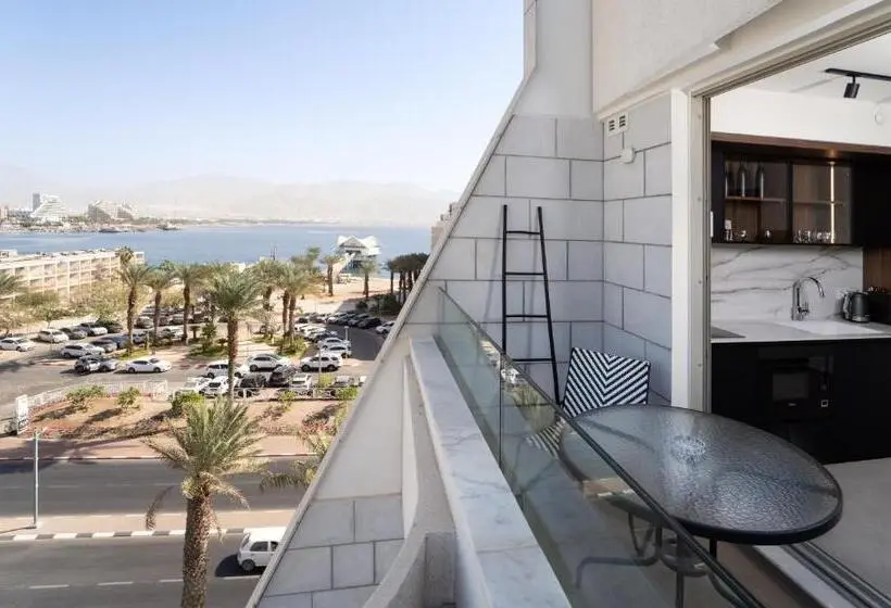 آپارتمان 1 خوابه با چشمانداز دریا, Premium Suite Sea Side Eilat פרימיום סוויט סי סייד אילת