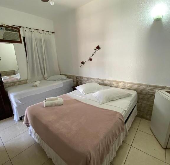 舒适三人间, ótima Nota   Pousada Villa Real Paraty   Localização E Café Da Manha Excelentes