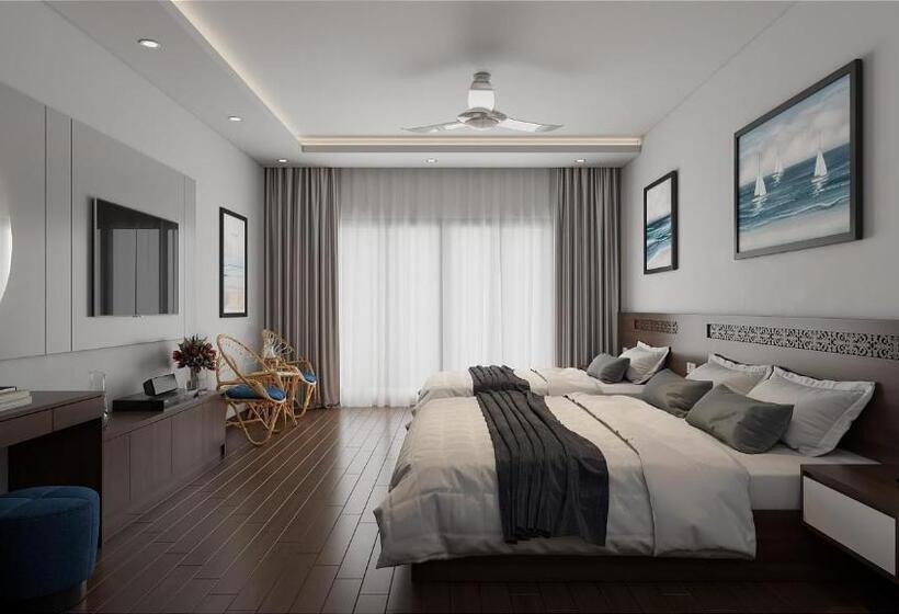 اتاق استاندارد با چشم‌انداز دریا, Hoang Yen Boutique