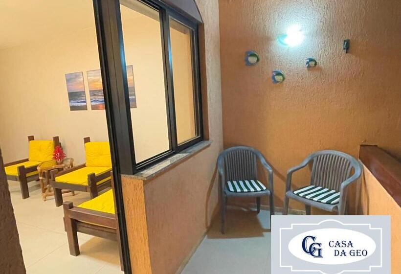 דירת שלושה חדרים, Casa Da Geo Genipabu Summer House