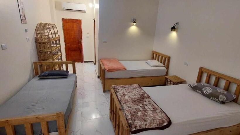 اتاق استاندارد سه تخته با چشمانداز استخر, Green Beach Camp &