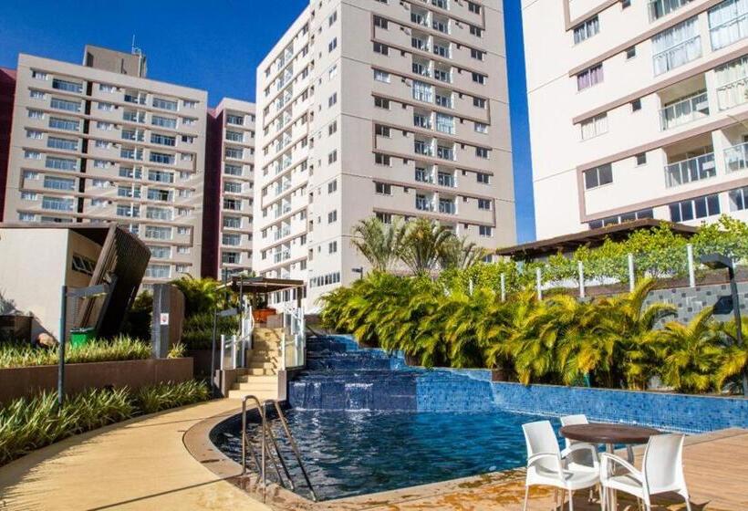 ２ベッドルームアパートメント, Evian Thermas Residence   Caldas Novas