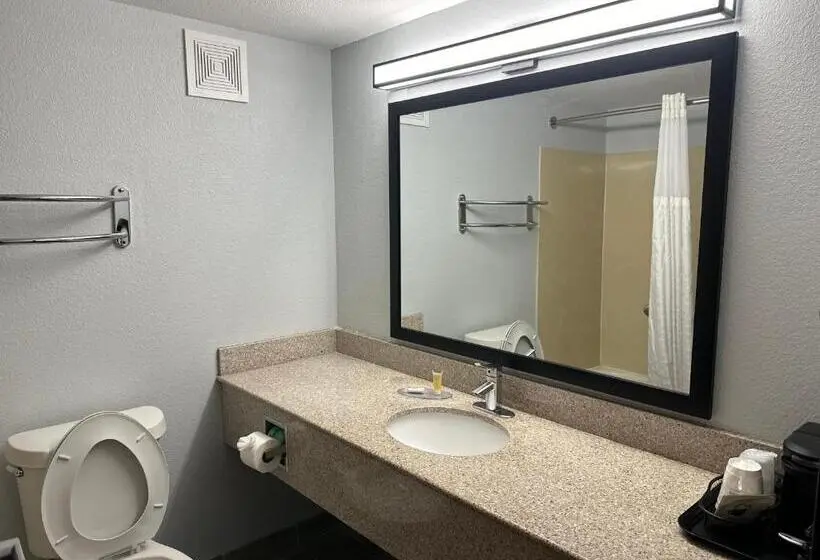 اتاق استاندارد با تخت بزرگ برای معلولان, Super 8 By Wyndham Alexandria La