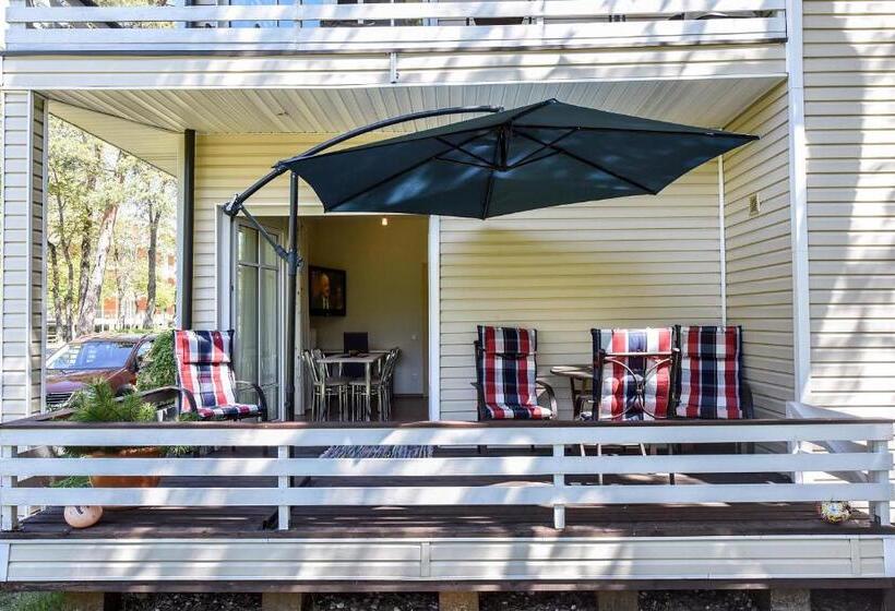 آپارتمان 1 خوابه با تراس, Vila Claudia