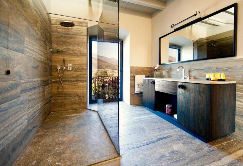 带大床的豪华间, Podere Castel Merlo Resort