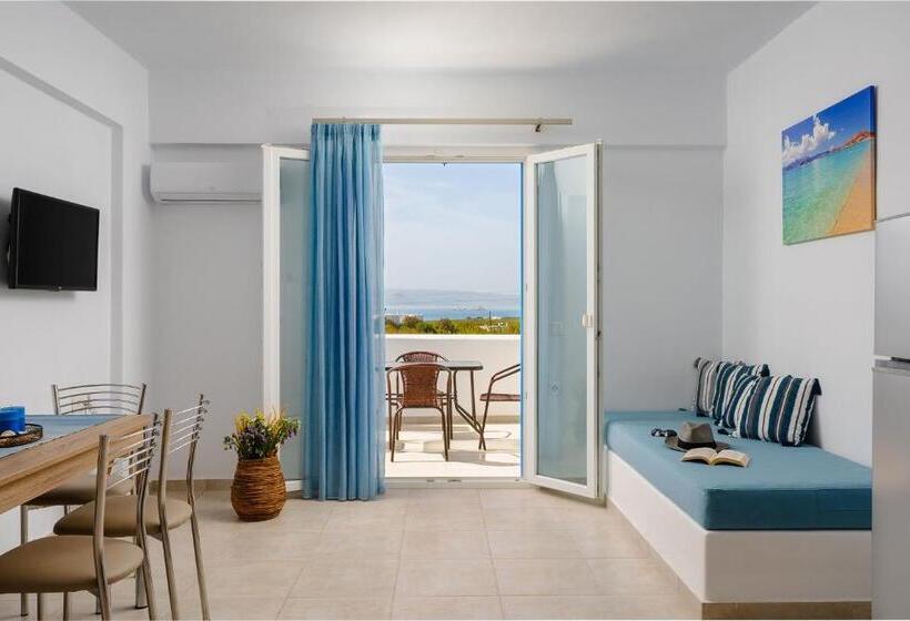 Апартаменты 1 Спальня Вид на Море, Evripus Suites