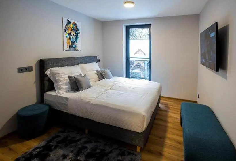 バルコニー付き１ベッドルームアパートメント, Apartmány Jarmilka S Privátním Wellness
