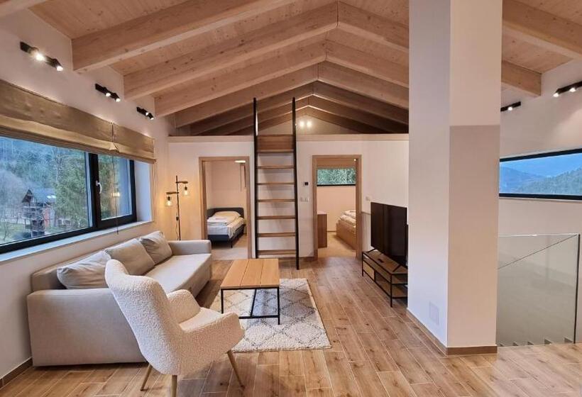 Апартаменты 2 Спальни с Балконом, Chalets Hrabovo