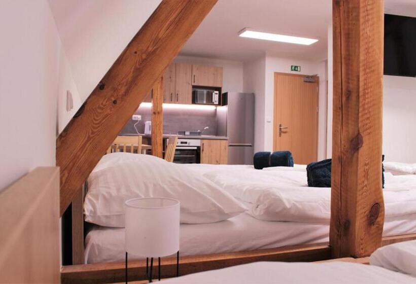 침실 1개 전망 아파트, Chata Granit, Zadov   Churáňov